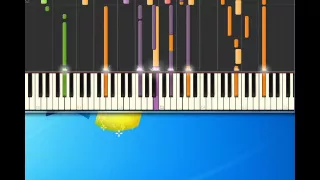 Barbra Streisand   Tell Him [Piano tutorial by Synthesia]