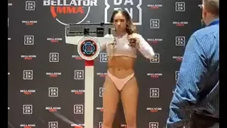 Valerie Loureda - Official Weigh-in - (Bellator 216: MVP vs. Daley) - /r/WMMA