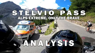 How to RIDE Stelvio Pass SAFELY: The 48 hairpin turns - Mountain Pass Analysis