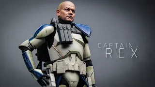 Hot Toys STAR WARS The Clone Wars Captain Rex 1/6 Scale Figure 4K Unboxing Review