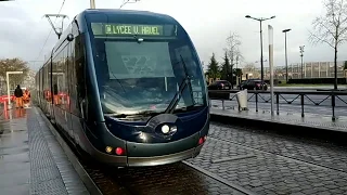 Le tramway arrive à Villenave d'Ornon