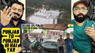 Fulfilling my Childhood Dream of Visiting a Village in Punjab 🇮🇳 | Pakistani Visiting India | React