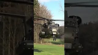 Sound on🔊German Airforce CH-53 inbound the landing zone😎