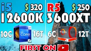 Core i5 12600K vs Ryzen 5 3600XT | RTX 3090 - TEST IN 10 GAMES