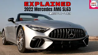 2022 Mercedes AMG SL 63 in High tec Silver Explained
