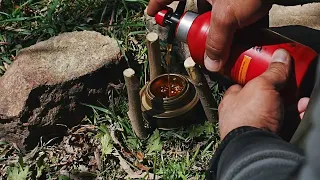 One easy way to make a fire starter