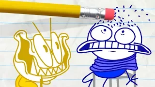 Mini Pencilmate Takes His Revenge! -in- SHOCK AND ROLL | Pencilmation Cartoons