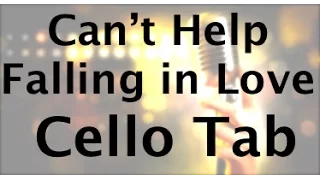 Learn Can't Help Falling in Love by Elvis on Cello - How to Play Tutorial