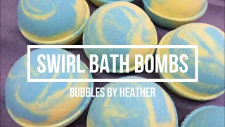SWIRL BATH BOMBS - WITH RECIPE