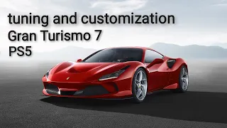 Gran Turismo 7 - PS5 - tuning and customization Ferrari F8 tributo 19'