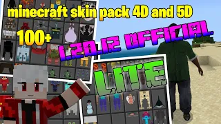 skin pack 4D LITE minecraft pe 1.20.12|MINECRAFT SKIN PACK