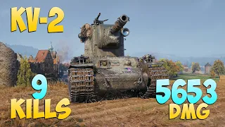 KV-2 - 9 Frags 5.6K Damage - Little boom! - World Of Tanks