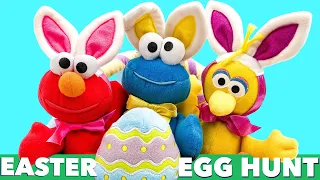 Learn Colors, Letters, and Animals on the Sesame Street Easter Egg Hunt | Toddler Learning with Elmo