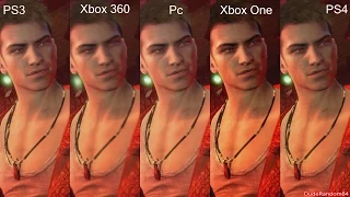 DmC Devil May Cry Definitive PS4 Vs PS3 Vs Xbox 360 Vs Xbox One Vs Pc Graphics Comparison