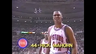 1989 Detroit Pistons Championship Rally Introductions