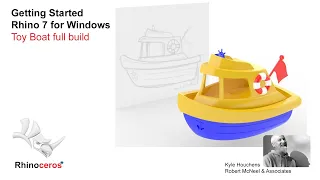 Getting started Rhino 7 for windows- Toy Boat full build