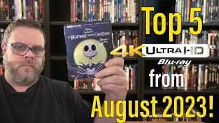 Top 5 4K UHD Blu-ray Discs for August 2023!