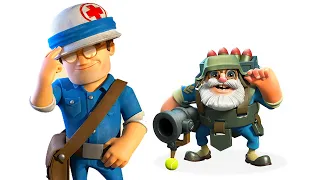 Boom Beach BOMBARDIERS AND DR VITAMINS?!