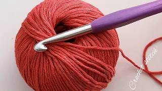 extremely simple crochet. discover now. new crochet stitch