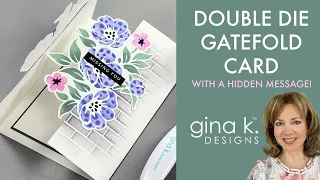 Double Die Gatefold Card