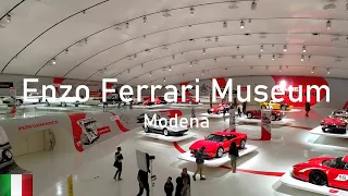 Modena Enzo Ferrari Museum walking - May 2023 |4K UHD|