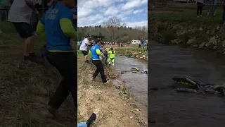 “Creek Jump” You have to pick one of the two… this guy chose ☝️😅