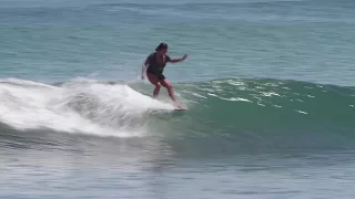 Tasia Jones Longboarding The End Of The Road, Pavones Costa Rica