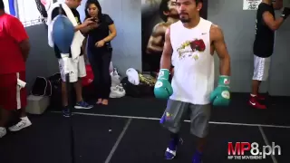 Manny Pacquiao - Manny Pacquiao and Amir Khan Workout Together