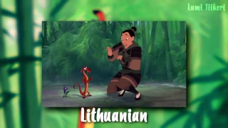 Mulan - "Dishonor On Your Whole Family!" (One Line Multilanguage) [HD]