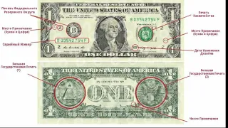 Самые загадочные и необъяснимые факты на купюре 1 доллар США. Часть 1.