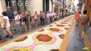 Sitges Corpus Christi 2023 vs 2021 | Flower Festival in June