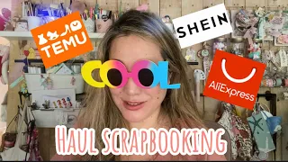 Haul scrapbooking 👀 #temu #shein #aliexpress 🫣