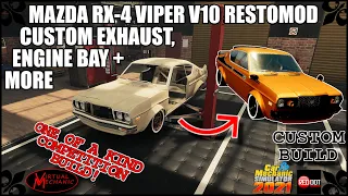 Mazda RX-4 Restomod with a Viper V10?!? - Car Mechanic Simulator 2021 #mod