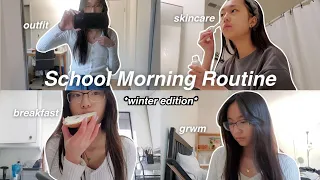 6AM School Morning Routine *winter edition* | 7th grade