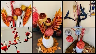 10 DIY Vase Filler Sticks Ideas| Handmade Vase Sticks | GADAC DIY | DIY Home Decor