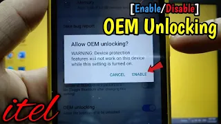 How to enable or disable OEM Unlocking on itel S15 | Developer Options