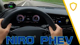 Kia Niro Plug-In Hybrid - POV Topspeed on Autobahn (Faster than expected) #pov #topspeed