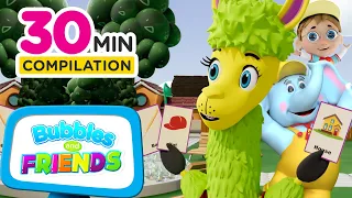 Bubbles & Friends Rhyming Game - The Best Nursery Rhyme Game Ever + More! | Cartoons for Kids