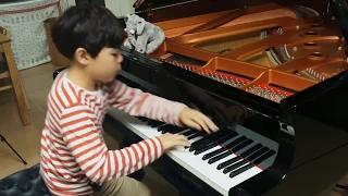 Howl's Moving Castle OST Piano (arr. kylelandry) | 9 year old