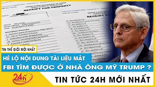 Tài liệu tuyệt mật FBI thu được ở nhà ông Trump có ảnh hưởng đến kế hoạch tái tranh cử TT Mỹ 2024?