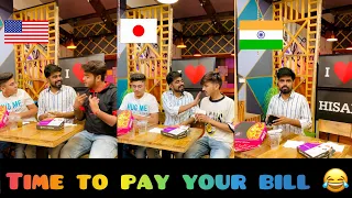 America 🇺🇸 vs Japan 🇯🇵 vs India 🇮🇳 ~ Time to pay your Bill 😂 ~ Dushyant Kukreja #shorts