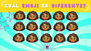 😂Encuentra el EMOJI diferente de DISNEY⭐ - 2023 Descubre y diviertete con este  Juego de Emojis