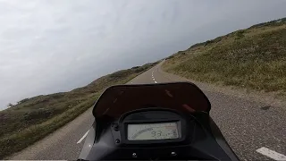 Suzuki XF650 Freewind - POV ride on Texel