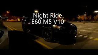 MANUAL BMW E60 M5 | NIGHT DRIVE POV by V10James | LoudV10!