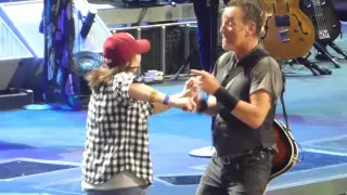 "Dancing in the Dark (Fan Onstage)" Bruce Springsteen@State College, PA 4/18/16