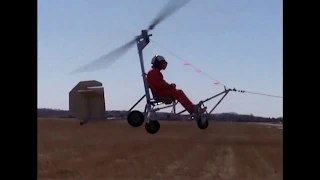 GYROKITE - Flying a Gyrocopter with No Motor