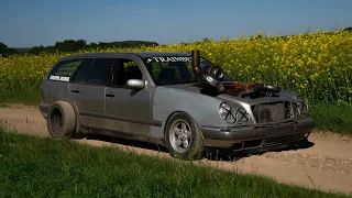 We mounted dual wheels on my mercedes + 0-100 km/h (0-60mph) Test ENG Subtitles