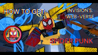 HOW TO GET "SPIDER PUNK (ATSV)" SUIT IN INVISION'S: WEB-VERSE (ROBLOX)