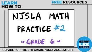 NJSLA- Grade 6 Math Review #2 [PDF & Answer Key Link in Description]