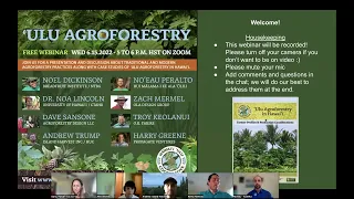 ʻUlu Agroforestry in Hawaiʻi